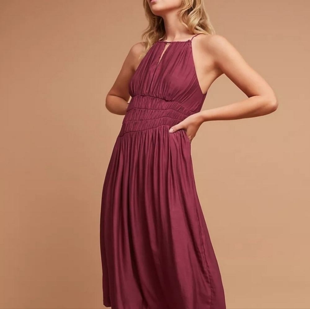 Anthropologie | Moulinette Soeurs Juniper Plum Dress